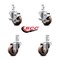 Service Caster 3.5 Inch High Temp Glass Filled Nylon 7/8 Inch Square Stem Caster Brakes, 2PK SCC-SQ20S3514-GFNSHT-TLB-78-2-S-2 - alternate 4